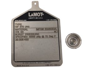 L108821 Rupture Disc Assembly